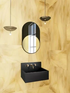 Tulle© Wallpaper In Yellow -Drop It Modern Sales tulleyellowrender01