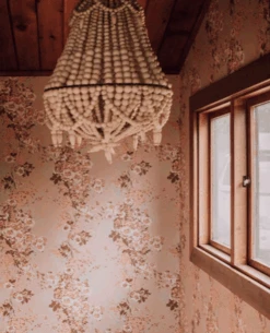 Prairie Fleur© Wallpaper In Rosy Cremé -Drop It Modern Sales unnamed 6