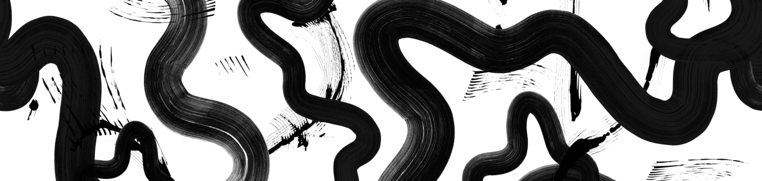 Untamed© Mural Wallpaper In Black + White 5 Untamed© Mural Wallpaper In Black + White - Image 5