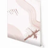 Untamed© Mural Wallpaper In Blush