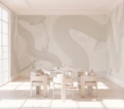 Untamed© Mural Wallpaper In Cobble -Drop It Modern Sales untamed cobble render 06