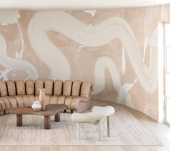 Untamed© Mural Wallpaper In Nude -Drop It Modern Sales untamed nude final 3webcrop
