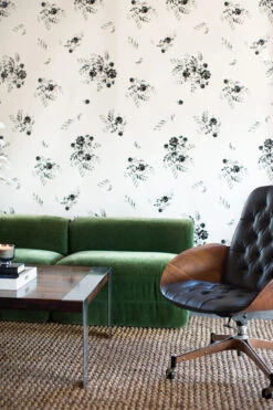 Bloom© Wallpaper In Ebony -Drop It Modern Sales wallpaperfull 188 of 654