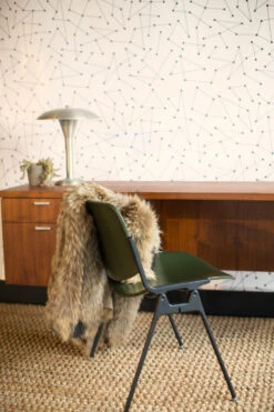 Dot To Dot© Wallpaper In Black + Cremé -Drop It Modern Sales wallpaperfull 231 of 654