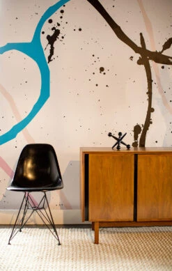 Playground© Mural Wallpaper In Pink + Blue -Drop It Modern Sales wallpaperfull 286 of 654