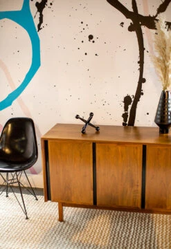 Playground© Mural Wallpaper In Pink + Blue -Drop It Modern Sales wallpaperfull 290 of 654