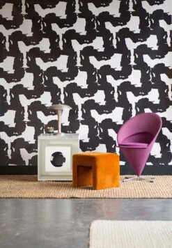 Bond Girl© Wallpaper In White -Drop It Modern Sales wallpaperfull 610 of 654 USE