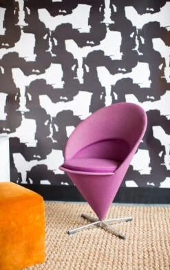 Bond Girl© Wallpaper In White -Drop It Modern Sales wallpaperfull 615 of 654