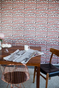 Serpent© Wallpaper In Salmon -Drop It Modern Sales wallpaperfull 99 of 654