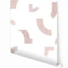 Crosshatch© Wallpaper In Pink