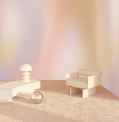 Waterfall© Wallpaper In Glimmer -Drop It Modern Sales waterfall glimmer renderingcrop