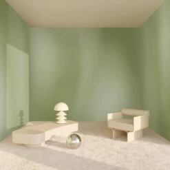 Waterfall© Wallpaper In Succulent -Drop It Modern Sales waterfall succulent rendering