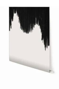 Wavelength© Mural Wallpaper In Black