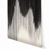 Wavelength© Mural Wallpaper In Charcoal