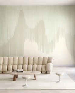 Wavelength© Mural Wallpaper In Mint 7 Wavelength© Mural Wallpaper In Mint -Drop It Modern Sales wavelength mint2web