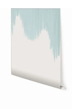 Wavelength© Mural Wallpaper In Aqua