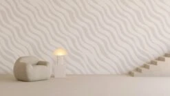 Whirl© Wallpaper In Cement -Drop It Modern Sales whirl cement rendering