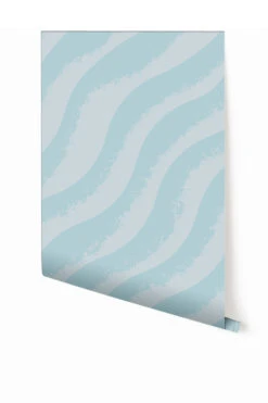 Whirl© Wallpaper In Powder Blue