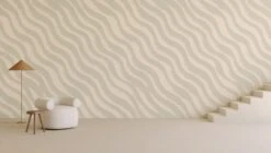 Whirl© Wallpaper In Succulent -Drop It Modern Sales whirl succulent rendering