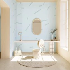 Ziti© Mural Wallpaper In Blue -Drop It Modern Sales ziti blue rendering e6ce88c8 b2a8 4332 86e1 609bb1ad933c